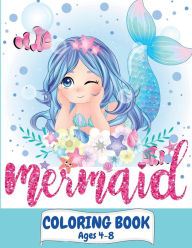 Title: Mermaid Coloring Book for Kids: Great Coloring and Activity Book for Kids with Cute Mermaids / 40 Unique Coloring Pages / Pretty Mermaids, Author: Clara Sparklove