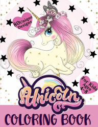 Title: Unicorn Coloring Book: Cute Coloring Book with 80 Unique Designs For kids ages 4-8 Great Gift for Girls, Author: Clara Sparklove