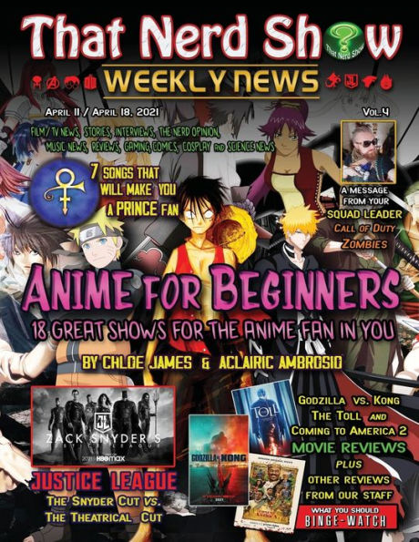 THAT NERD SHOW WEEKLY NEWS: Anime for Beginners - 18 Great Shows for the Anime Fan in You - April 11 / April 18, 2021: