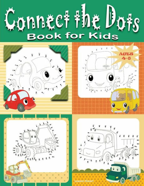 Connect the Dots Book for Kids: Workbook - Ages 4 to 6, Preschool to Kindergarten, Games for Children Educational Puzzle game for kids
