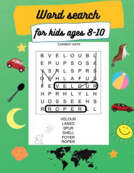 Title: Word search for kids ages 8-10: Learn Vocabulary, Large Print 8.5 x 11, Activity Book for Kids, Author: Ionop Books