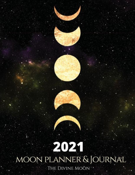 Moon Planner & Journal 2021- Moonology - Solar Calendar - Lunar Calendar - Crystal of The Month - Manifest Journal