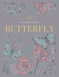 Title: Butterfly Coloring Book: Adorable Butterflies in Large Print, Simple Flowers and Butterflies, Author: Ivory Long