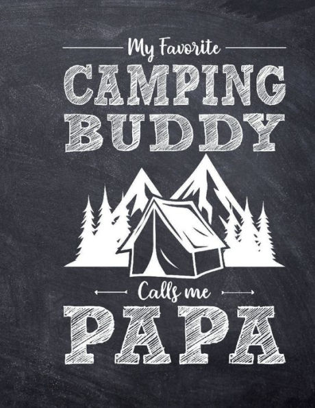 Fathers Day Gift: Camping journal, Camping Notebook, Moments of joy, Personalized Fathers Day Notebook, All the time laughing