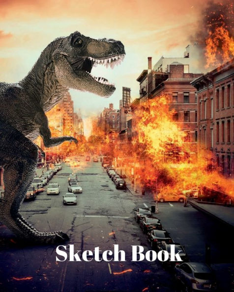 Dinosaur Sketchbook: Sketchbook : High quality 100 pages blank Drawing pad for children of all ages with an affordable price