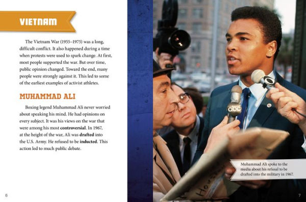 Athletes Against War: Muhammad Ali, Bill Walton, Carlos Delgado, and More  (Sports Illustrated Kids: Activist Athletes): Smith, Elliott:  9781663965929: : Books