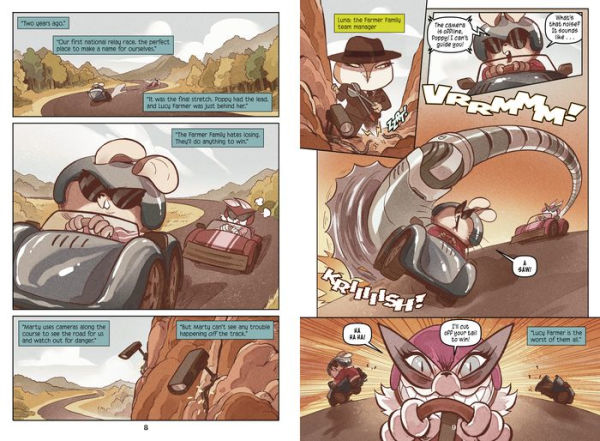 Three Blind Mice Race for Revenge: A Graphic Novel