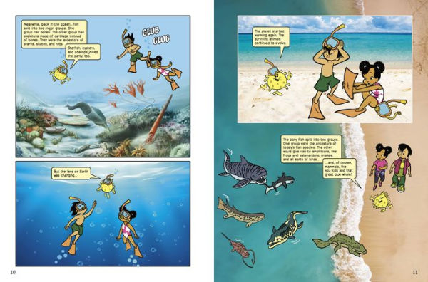 The Strange Journey from Bacteria to Blue Whales: A Graphic Novel about Earth's Animals