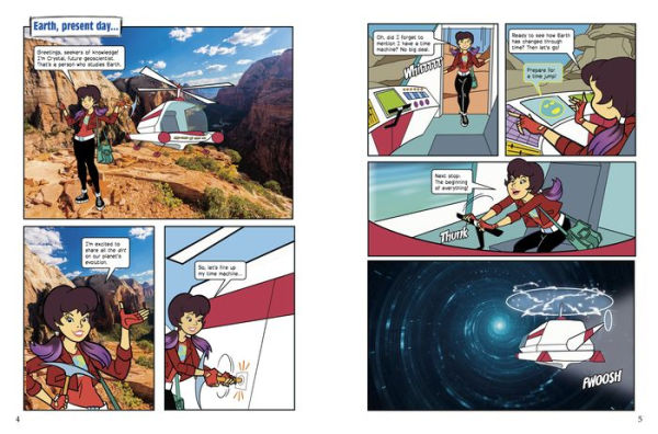 The Unusual Journey from Pebbles to Continents: A Graphic Novel About Earth's Land