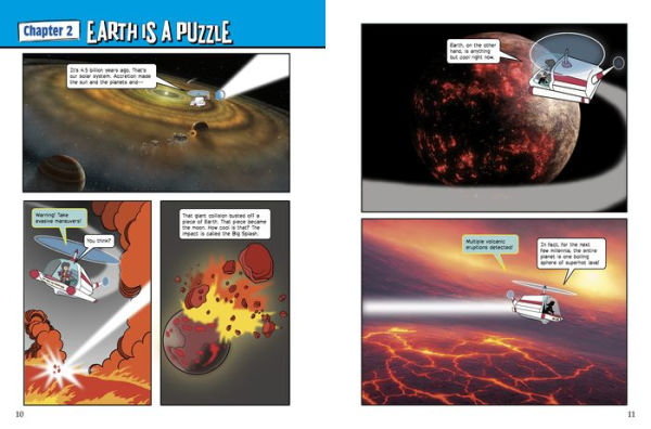 The Unusual Journey from Pebbles to Continents: A Graphic Novel About Earth's Land