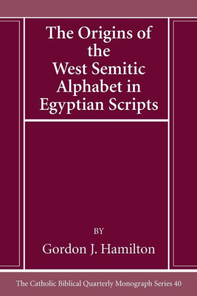 the Origins of West Semitic Alphabet Egyptian Scripts