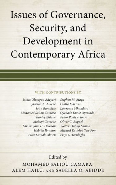 Issues of Governance, Security, and Development Contemporary Africa