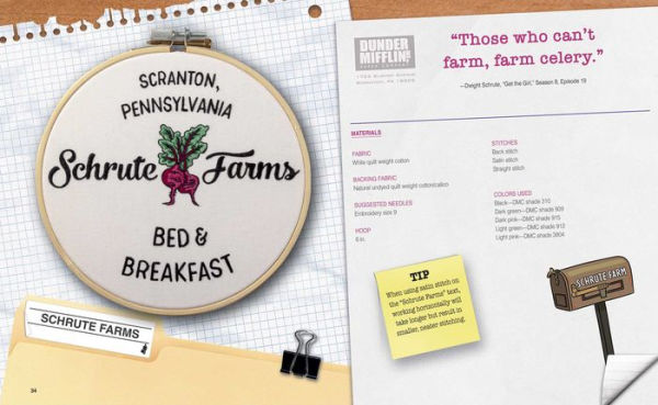 The Office Embroidery