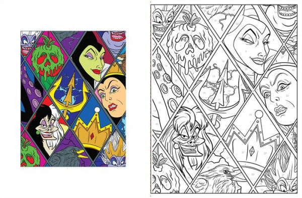 Disney Villains Color-by-Number