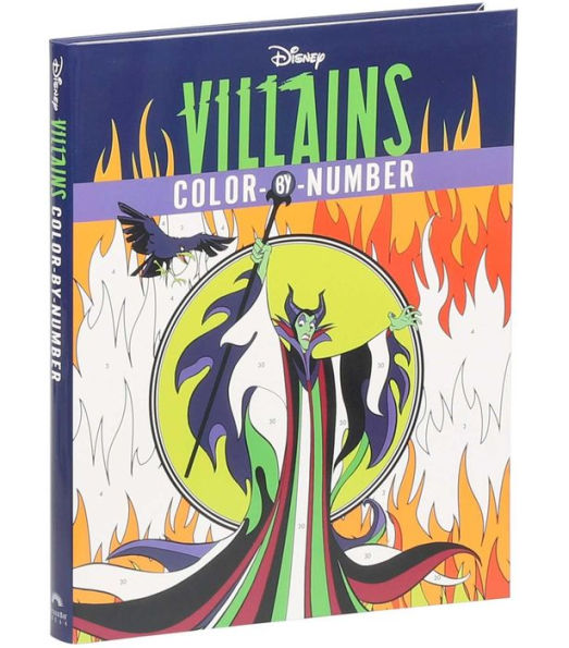 Disney Villains Color-by-Number, Book by Editors of Thunder Bay Press, Official Publisher Page