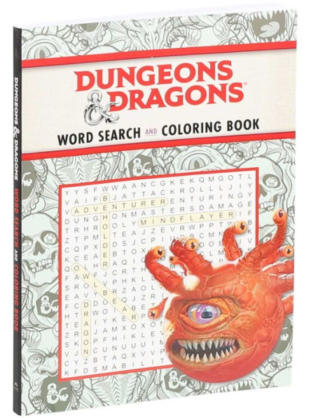 Dungeons & Dragons Word Search and Coloring Book
