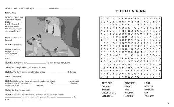 Disney Word Search, Quips, Quotes and Coloring Book