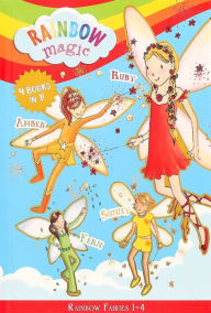 Rainbow Fairies: Books 1-4: Ruby the Red Fairy, Amber the Orange Fairy, Sunny the Yellow Fairy, Fern the Green Fairy