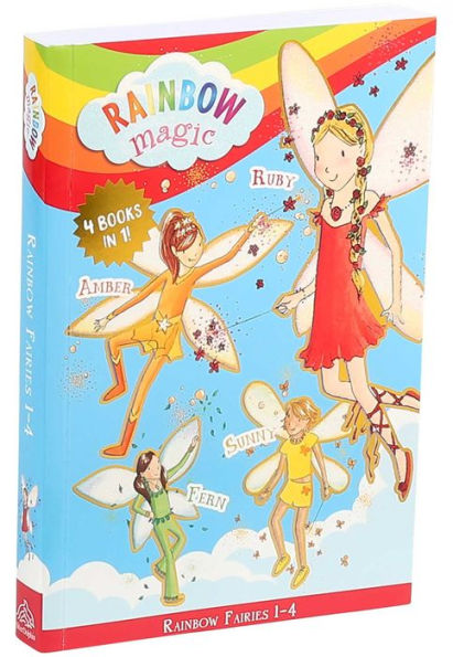 Rainbow Magic Rainbow Fairies: Books #1-4: Ruby the Red Fairy, Amber the Orange Fairy, Sunny the Yellow Fairy, Fern the Green Fairy