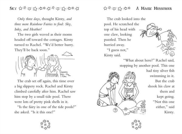 Rainbow Magic Rainbow Fairies: Books #5-7 with Special Pet Fairies Book #1: Sky the Blue Fairy, Inky the Indigo Fairy, Heather the Violet Fairy, Katie the Kitten Fairy