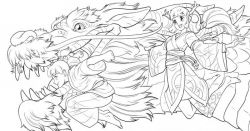 Alternative view 5 of Manga Glow in the Dark Coloring