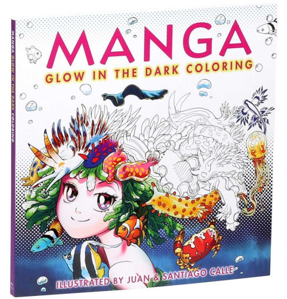 Manga Glow in the Dark Coloring
