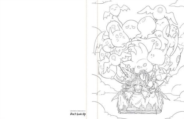 Creepy Cuties Manga Coloring Book