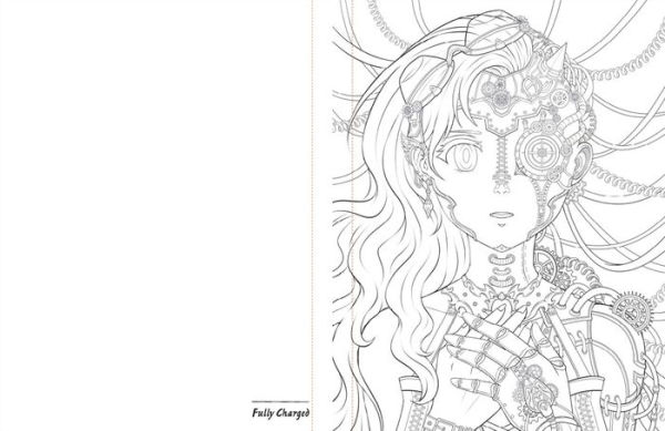 Creepy Cuties Manga Coloring Book