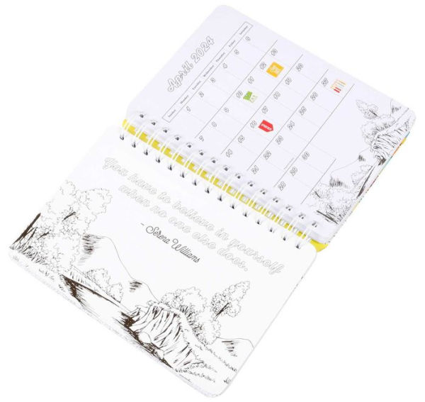 2024 Coloring Planner