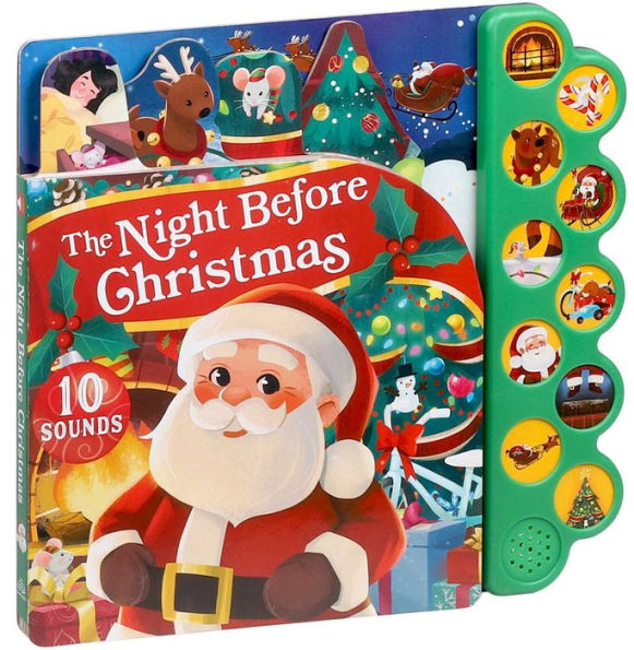 The Night Before Christmas 10-Button Sound Book
