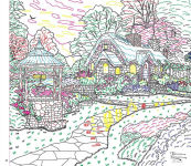 Alternative view 3 of Thomas Kinkade Paint with Water: Through the Seasons