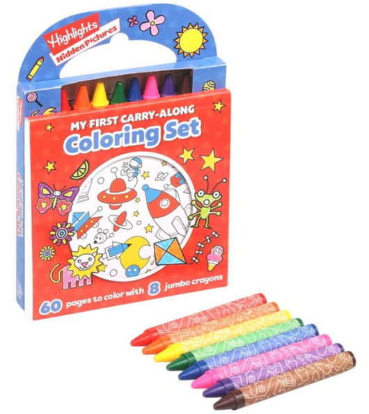 Highlights: My First Hidden Pictures Carry-Along Coloring Set