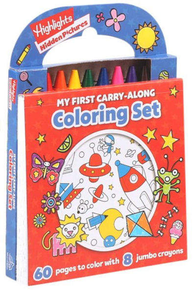 Highlights: My First Hidden Pictures Carry-Along Coloring Set