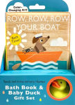 Alternative view 1 of Touch and Trace Nursery Rhymes: Row, Row, Row Your Boat Bath Book & Baby Duck Gift Set