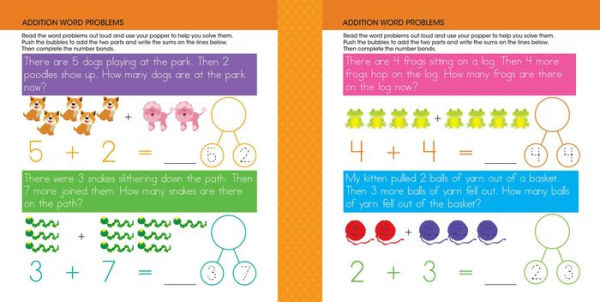 Ready to Learn Kindergarten Math Write & Wipe Workbook with Popper