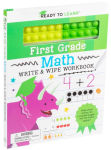 Alternative view 5 of Ready to Learn: First Grade Math Write & Wipe Workbook with Popper