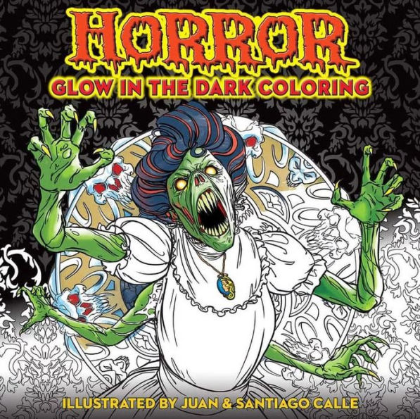 HORROR GLOW IN THE DARK COLORING