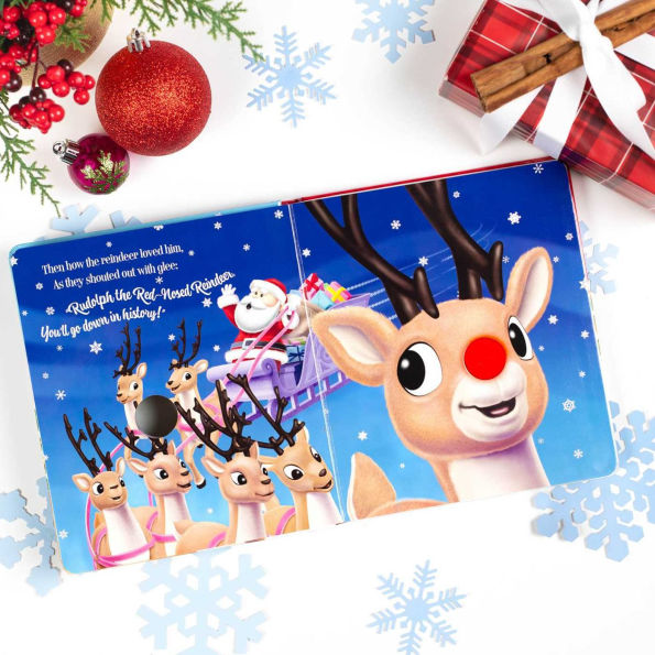 Rudolph the Red-Nosed Reindeer: The Classic Christmas Song: Press Rudolph's Nose for Light and Sound!