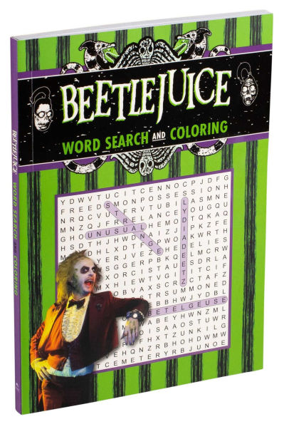 Beetlejuice Word Search and Coloring