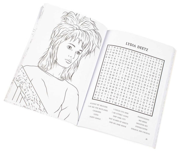 Beetlejuice Word Search and Coloring