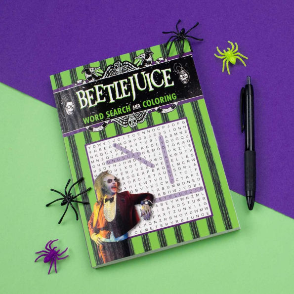 Beetlejuice Word Search and Coloring
