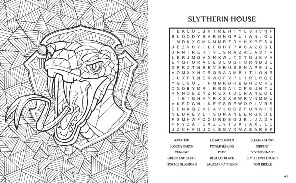 Harry Potter Word Search, Quips, Quotes, and Coloring Book
