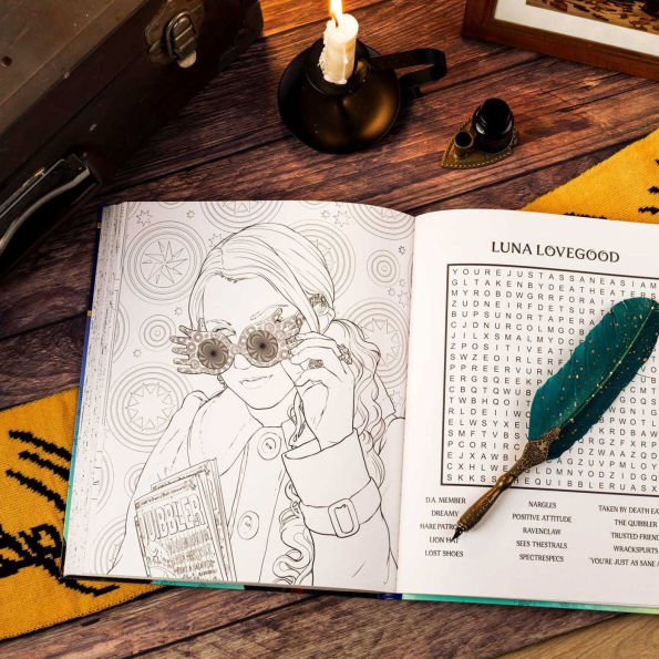 Harry Potter Word Search, Quips, Quotes, and Coloring Book