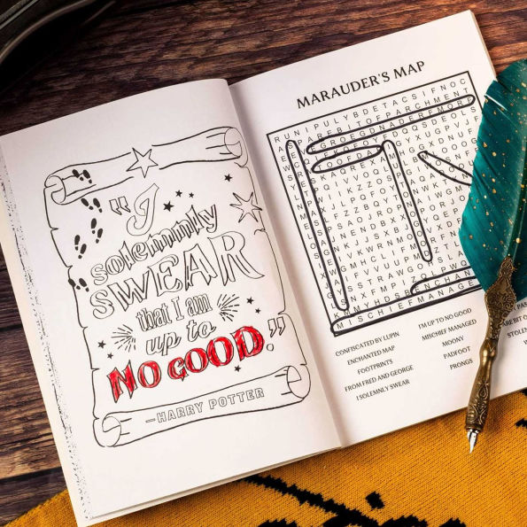 Harry Potter Word Search and Coloring Book