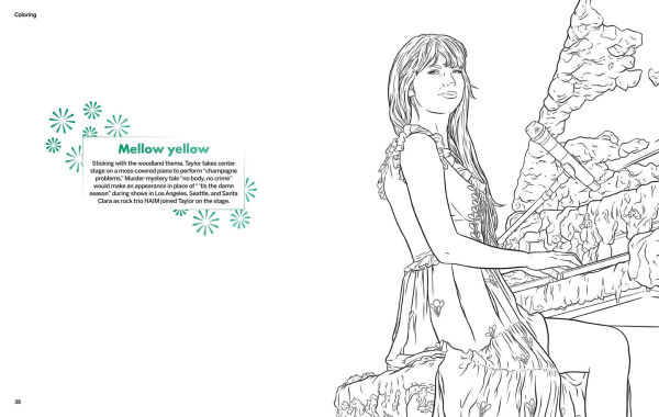 Taylor Swift Coloring & Activity Book: Tour Edition