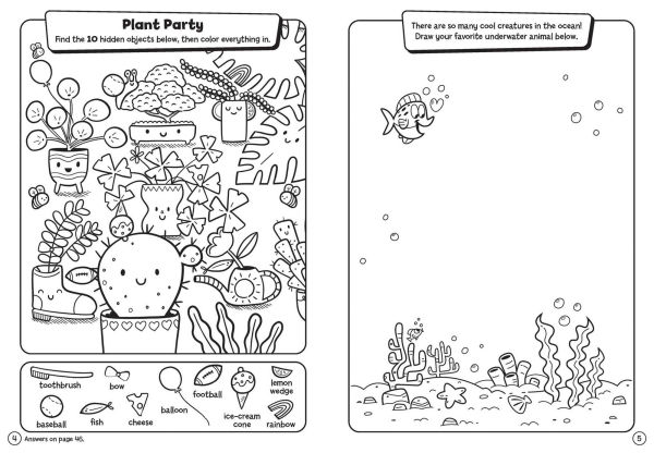 Highlights Hidden Pictures Coloring with Crayons