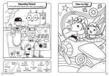 Alternative view 4 of Highlights Hidden Pictures Coloring with Crayons