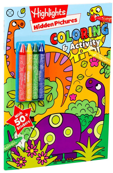 Highlights Hidden Pictures Coloring with Crayons