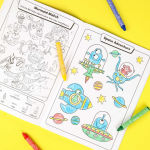 Alternative view 7 of Highlights Hidden Pictures Coloring with Crayons