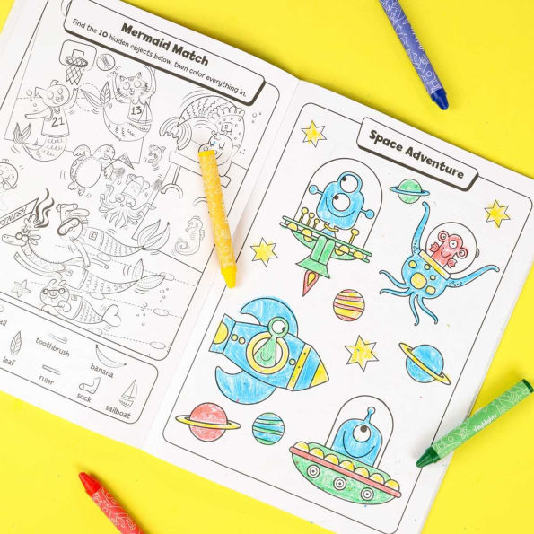 Highlights Hidden Pictures Coloring with Crayons